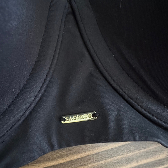 Women’s Cacique Black Balconette Bra – 38DDD – Lightly Lined, Adjustable Straps - Picture 2 of 7